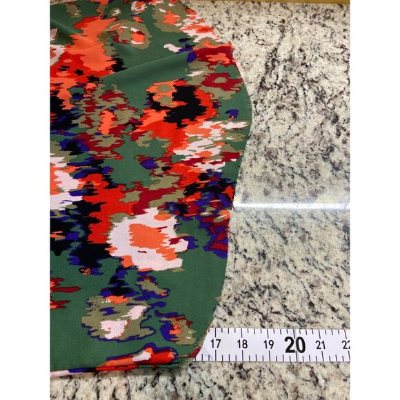 Women Cami Top XL Green Floral Lace Trim Adjustable Spaghetti Straps Cottagecore - Picture 6 of 7